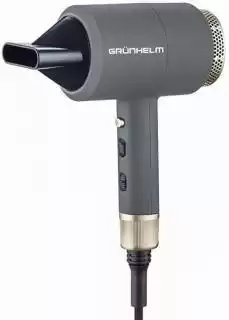 Фото товара Фен для волос GRUNHELM GHD-596G серый, 1800W, 2 скорости, 3 режима тепла и холодный воздух