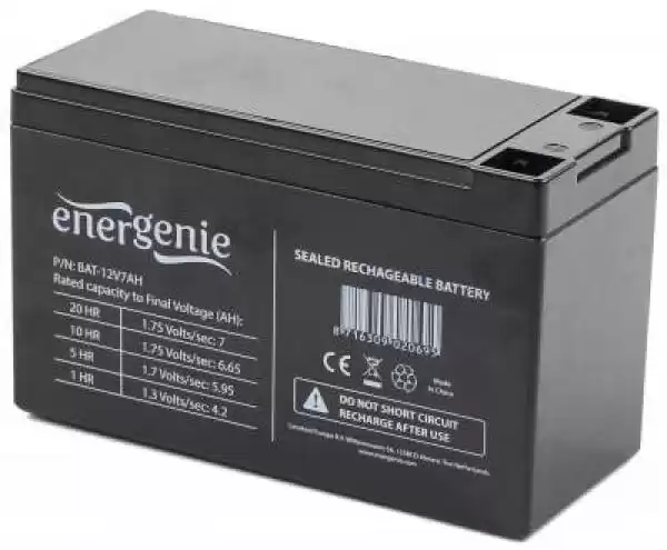 Акумулятор Energenie HGL7-12 (12V 7.5A) - зображення 5