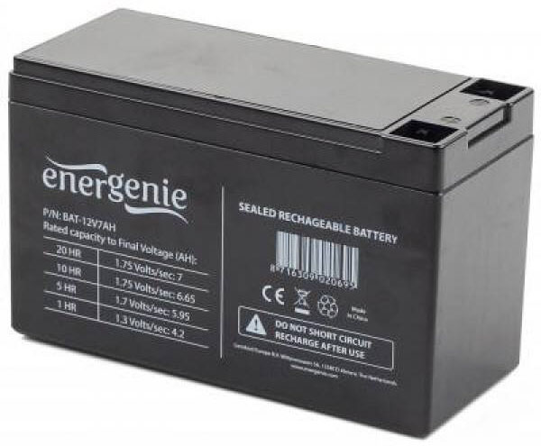 Акумулятор Energenie HGL7-12 (12V 7.5A) - зображення 1