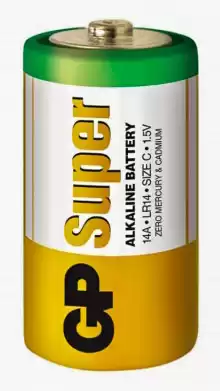 Батарейка C LR14, GP Super Alkaline, 1,5 V, лужна, уп. 24/2/1, аналоги: R14, UM2, 13, 14, 14D - зображення 5