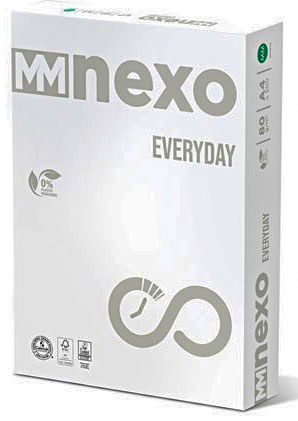 Папір А4 білий NEXO EVERYDAY 500 арк., 80 г/м, клас С+. Якісний ксероксний папір для принтерів та офісу, виробництво - Словакія - зображення 6