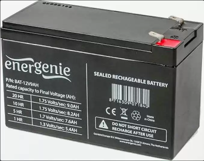 Акумулятор Energenie HGL9-12 (12V 9A) - зображення 5