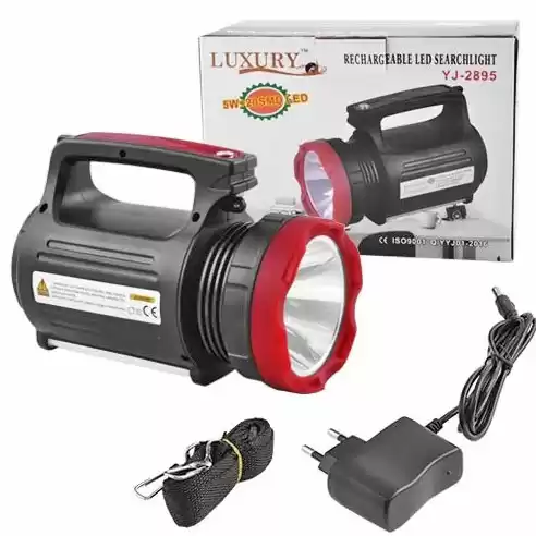 Акумуляторний ліхтар-прожектор Yajia YJ-2895U, 5W + 20 SMD LED, із Power Bank - зображення 5