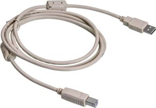 Фото товару Кабель для принтера USB 2.0 Male на USB B Male, CCF-USB2-AMBM-6, 1.8 м, білий