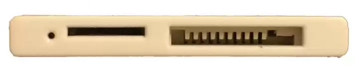 Картрідер USB CR-04 SD, SD Extreme, MMC, SD-Ultrall, HS-MMC, SD-mini, T-Flash, тонкий білого кольору - зображення 5