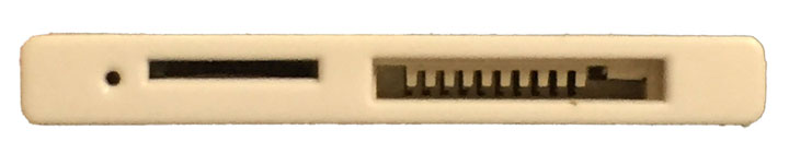 Картрідер USB CR-04 SD, SD Extreme, MMC, SD-Ultrall, HS-MMC, SD-mini, T-Flash, тонкий білого кольору - зображення 8