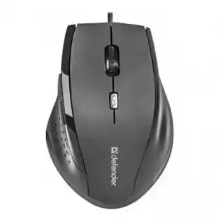 Фото товара Мышь проводная Defender MM-362 Accura, USB, черная, для компьютера и ноутбука