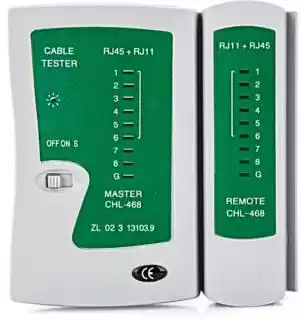 Фото товара тестер для прозвонки кабелей RJ45 и RJ11