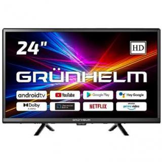Фото товару Телевізор 24 дюйми (61 см) GRUNHELM 24H300 GA11 T2 SMART TV Google android 11.0 color box