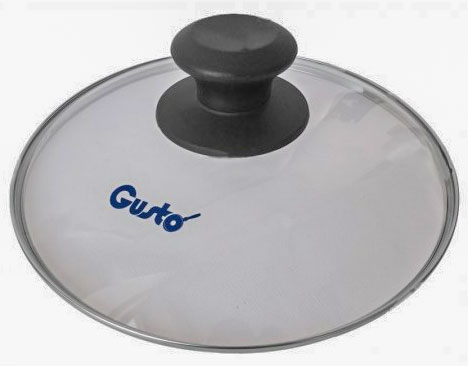 Кришка для посуду скляна Gusto GT-8100-30, 30 см - зображення 1