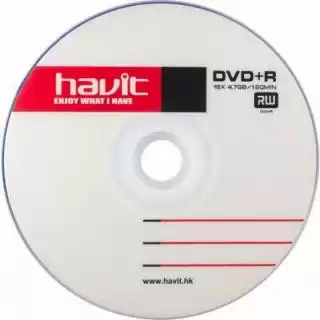 Фото товара Диск DVD+R Havit 4,7Gb 16x Bulk 50 шт