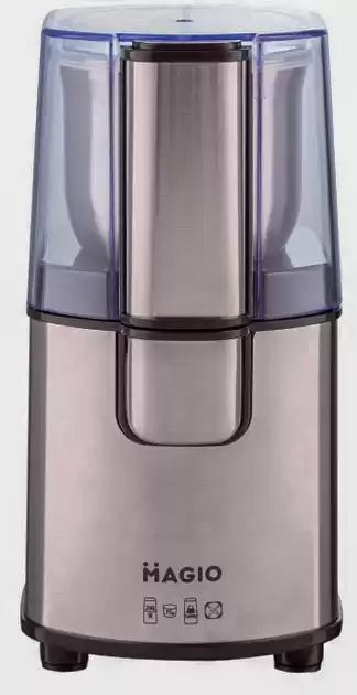 Кавомолка, Мультімолка MAGIO МG-208  180-200 Вт, 75 гр, призначена для подрібнення кави, цукру, льону, спецій, круп, знімна чаша. - зображення 5