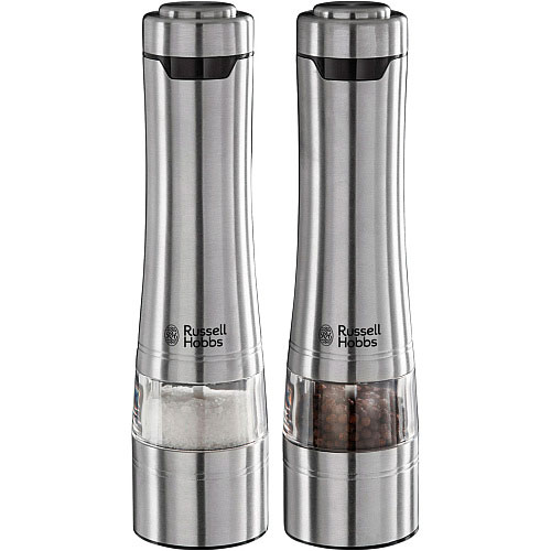 Подрібнювач спецій (к-т 2 шт.) Russell Hobbs Salt & Pepper Grinder 23460-56 живлення від батарейок АА 4 шт. - зображення 6
