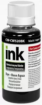 Чорнило ColorWay CW-CW520BK01 Black, 100 г, для принтерів Canon, універсальне - зображення 5