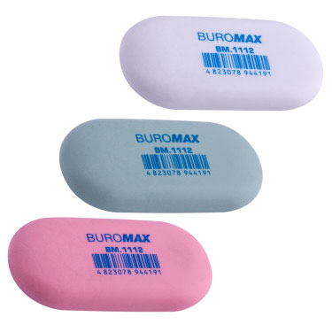 Гумка стиральна для олівців, Buromax 1112 - зображення 1
