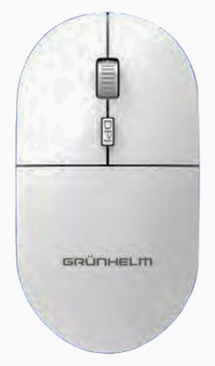 Миша бездротова Grunhelm M-521WL-B біла - зображення 6