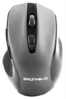 Фото товару Миша бездротова Grunhelm M-G556WL, USB, чорно-сіра, для компʼютера та ноутбука