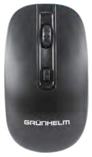 Фото товару Миша дротова Grunhelm M-381WD чорна