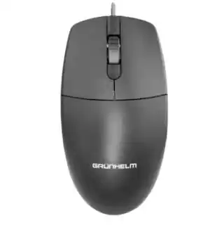 Фото товара Мышь проводная Grunhelm M-397WD, USB, темно-серая, для компьютера и ноутбука
