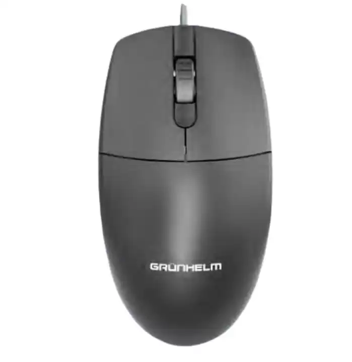 Миша дротова Grunhelm M-397WD, USB, темно-сіра, для компʼютера та ноутбука - зображення 5