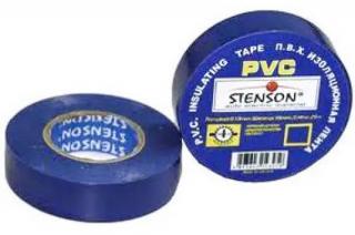Фото товару Електроізоляційна стрічка ПВХ 10 м синя Stenson MH-0021
