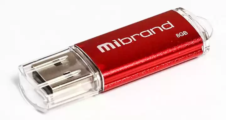 Флешка 8 Гб Mibrand Cougar USB 2.0 червона - зображення 5