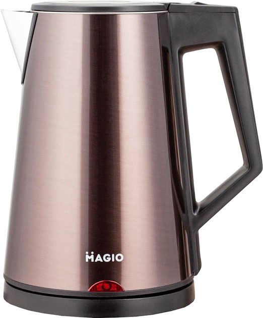 Електрочайник MAGIO МG-987 1.7 л, 1800 Вт, дисковий, двошаровий корпус з нержавіючої сталі - зображення 1