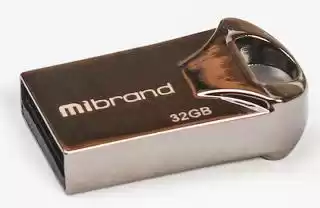 Фото товара Флешка 32 Гб Mibrand Hawk черная. USB накопитель (Флэш память)