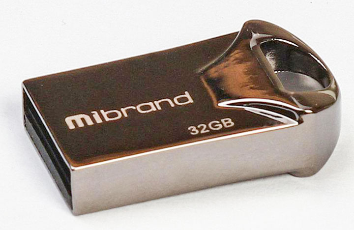 Флешка 32 Гб Mibrand Hawk чорна. USB накопичувач (Флеш-пам