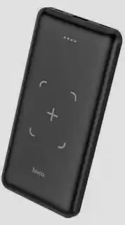Фото товара Power Bank HOCO J50 10000 mAh с беспроводной зарядкой, черный