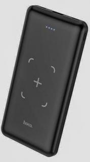 Фото товару Power Bank HOCO J50 10000 mAh з бездротовою зарядкою, чорний