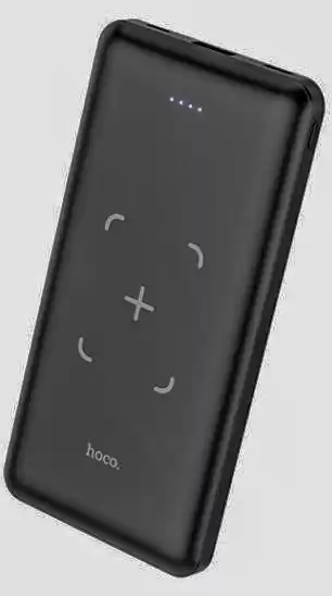Power Bank HOCO J50 10000 mAh з бездротовою зарядкою, чорний - зображення 5