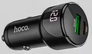 Фото товара Зарядное устройство АЗУ Hoco Z42 QC3.0 +PD 20W, черный