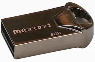 Фото товару Флешка 8 Гб Mibrand Hawk чорна, USB накопичувач