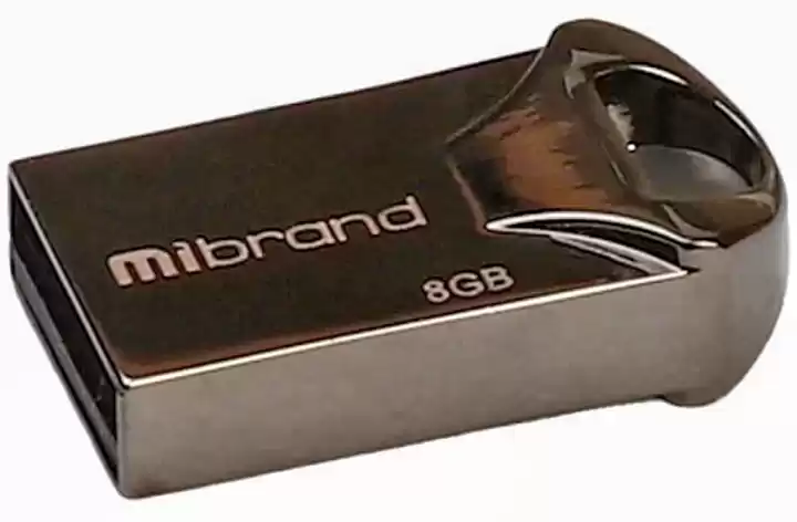 Флешка 8 Гб Mibrand Hawk чорна, USB накопичувач - зображення 5