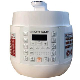 Фото товару Мультиварка-скороварка Grunhelm MPC-19W, 5 л, 900 Вт, біла