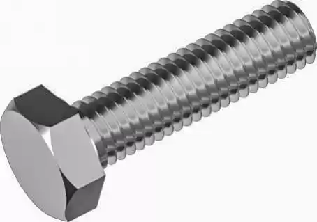 Болт 5*20 мм DIN 933 оцинкований - зображення 5