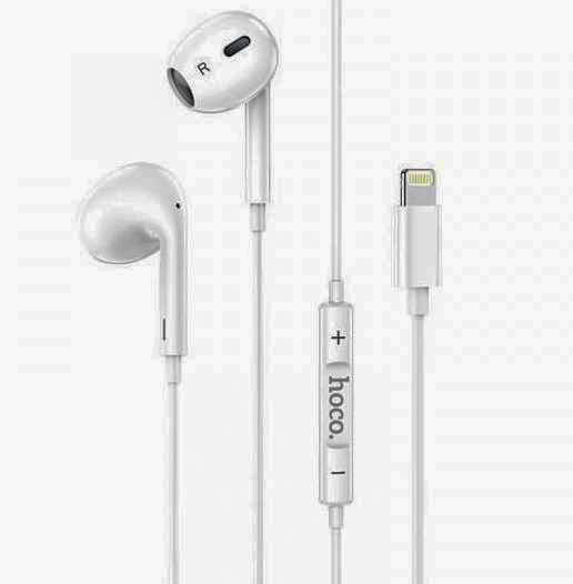 Навушники дротові Lightning Hoco M1 MAX білі - зображення 6
