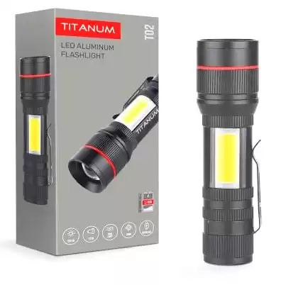 Ліхтарик ручний Titanum TLF-T02 200 Lm, 6500K + COB, металевий, акумулятор 800 mAh - зображення 5