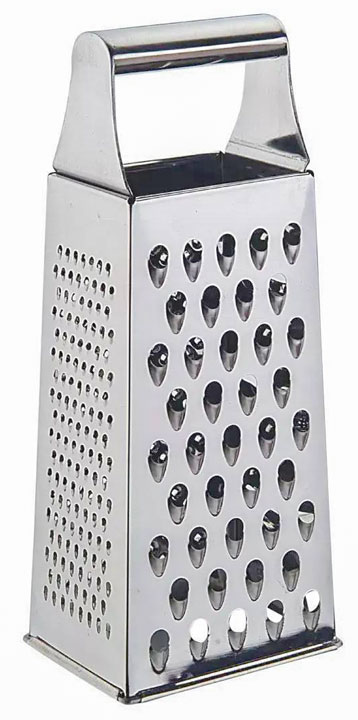 Тертка METAL чотиристороння  з округлою ручкою GUSTO GT-GR-1003 20 см - зображення 6