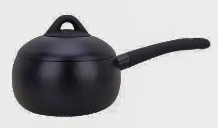 Ківш з кришкою "Чорна Перлина" 16х9 см 1,8 л., PEPPER - зображення 1