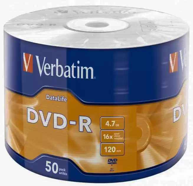 Диск DVD+R Fiesta 4,7Gb 16x Bulk 50 шт. DVD+R чистий диск для запису музики, відео, фотографій, програм та документів - зображення 5