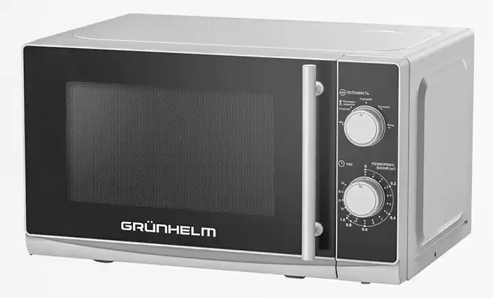 Мікрохвильова піч GRUNHELM 20MX730-W біла, 700 Вт, 20 л, механічне керування, проста та надійна! - зображення 5