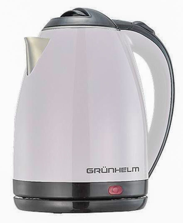 Електрочайник GRUNHELM ЕКS-1866W, білий, 1,8 л, 1500W - зображення 1