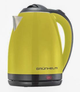 Фото товару Електрочайник GRUNHELM ЕКS-1865Y, білий, 1,8 л, 1500W
