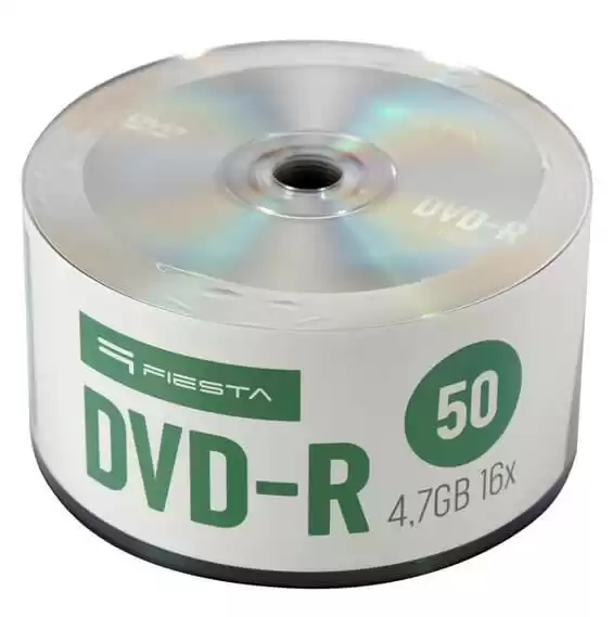 Диск DVD-R Fiesta 4,7Gb 16x Bulk 50 шт. - зображення 5