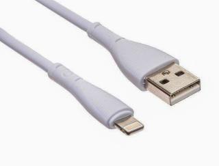 Фото товару Кабель Lightning на USB Male 30 см, білий