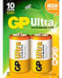 Батарейка D LR20, GP Ultra, 1,5 V, лужна, уп. 2/1, аналоги: R20, UM1, 13, 14, 14D - зображення 6