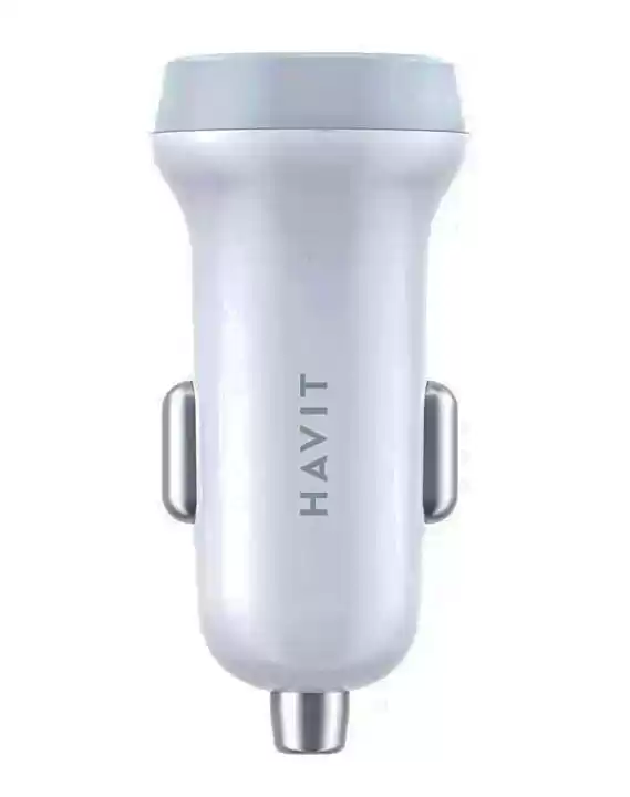 Автомобільна зарядка Havit HV-CC2008 2*USB 3.1A - зображення 5