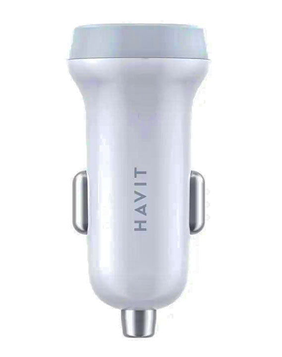 Автомобільна зарядка Havit HV-CC2008 2*USB 3.1A - зображення 6